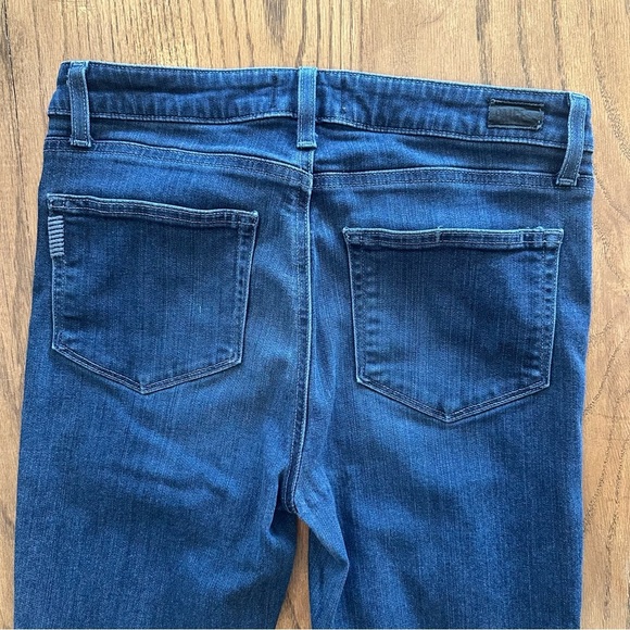 Paige Hoxton Skinny Jeans Medium Dark Wash Denim Size 28 Comfy Casual - Picture 10 of 12